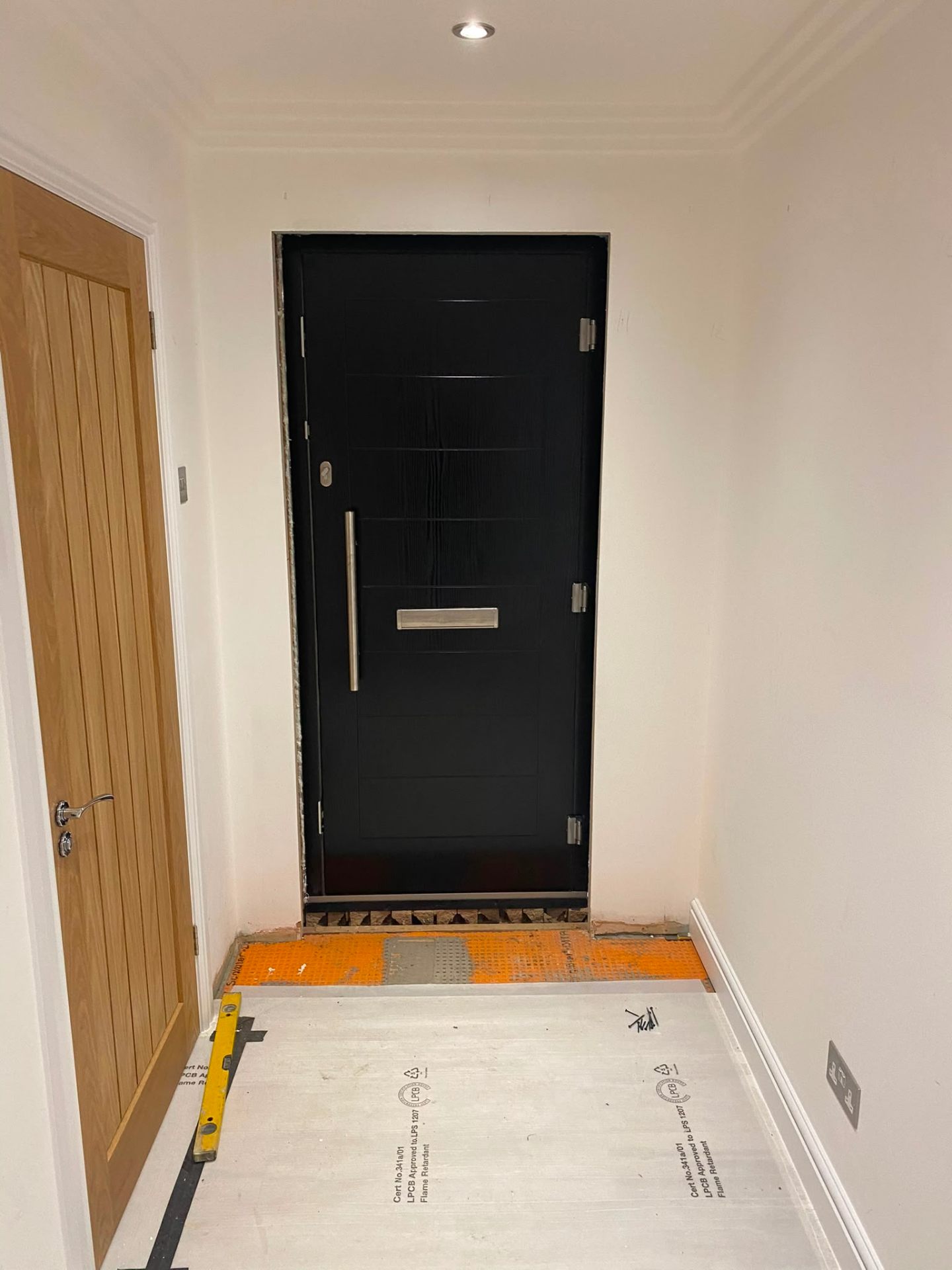 Composite door installation by Rural Windows in Chester & North Wales