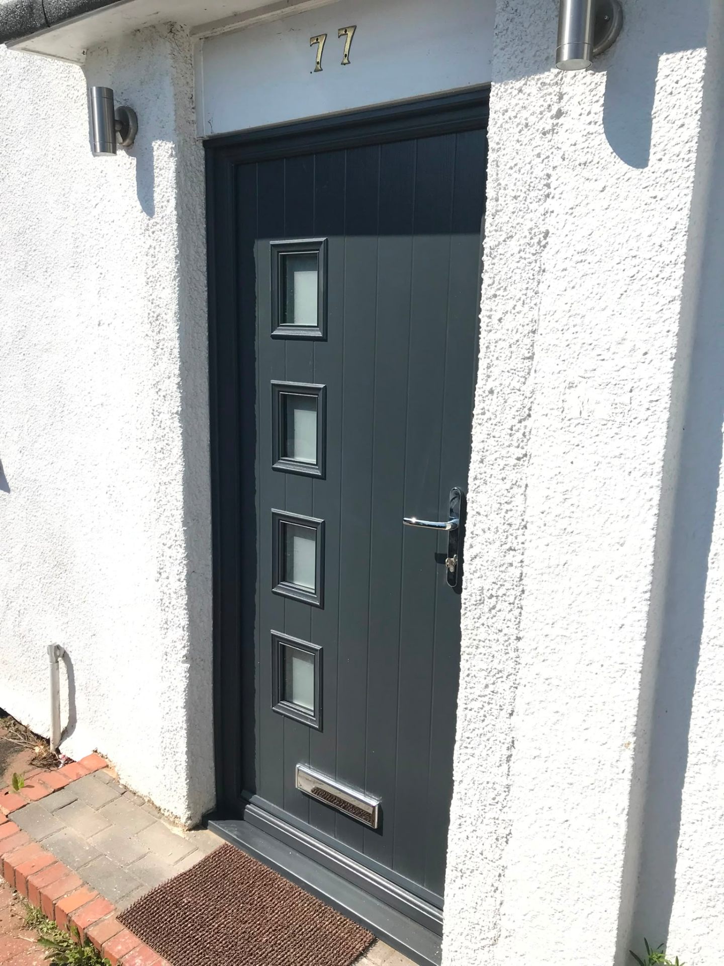 Composite door installation by Rural Windows in Chester & North Wales