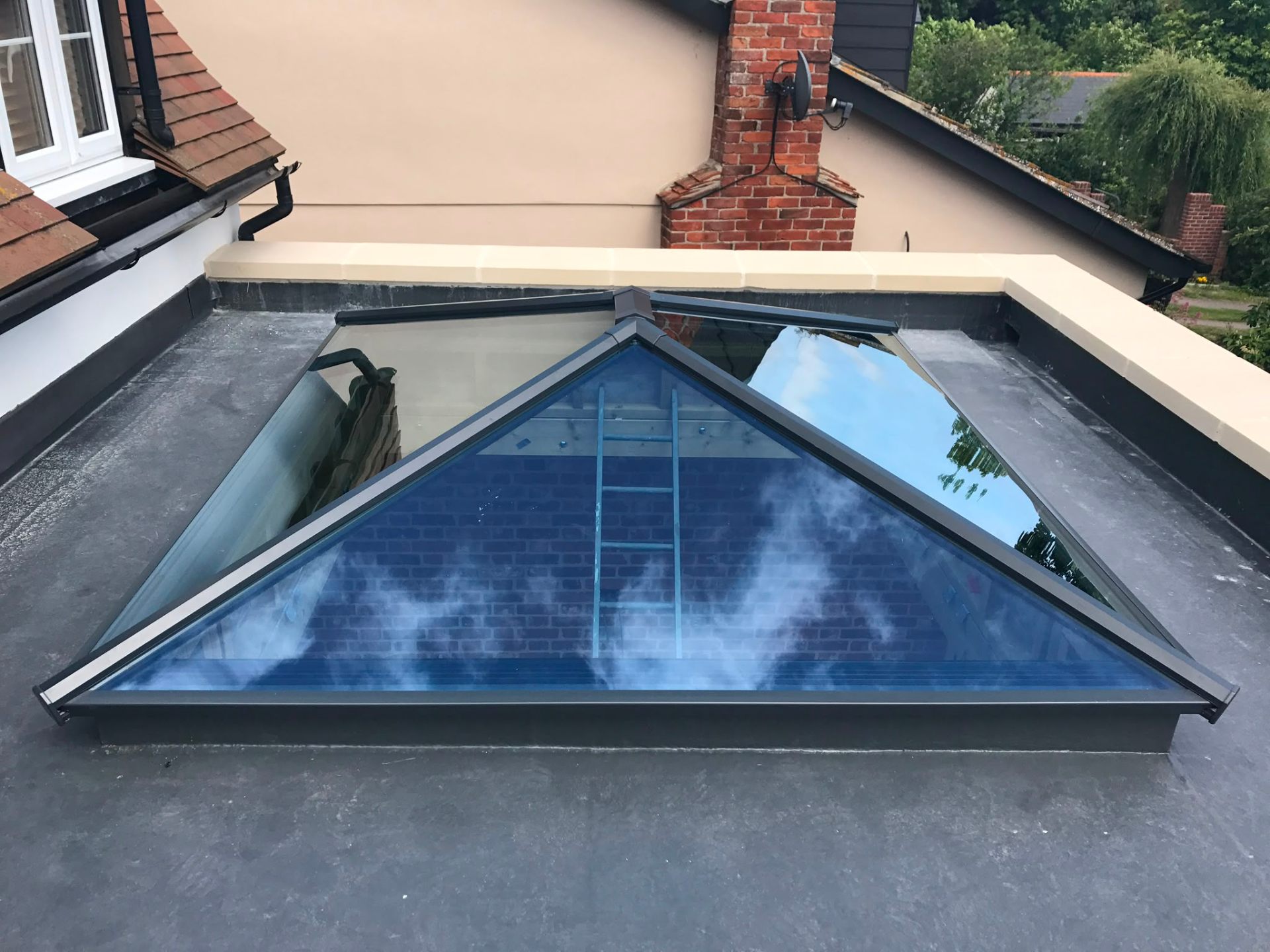 Roof lantern installation by Rural Windows in Chester & North Wales